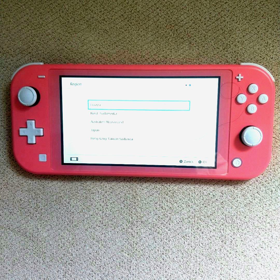 Nintendo Switch Lite コーラルピンク 本体 充電器付き