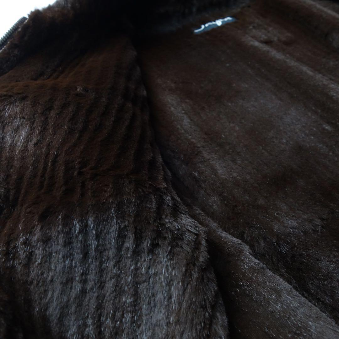 ジャケット・アウター salfra Fur Real Leather Bomber Jacket