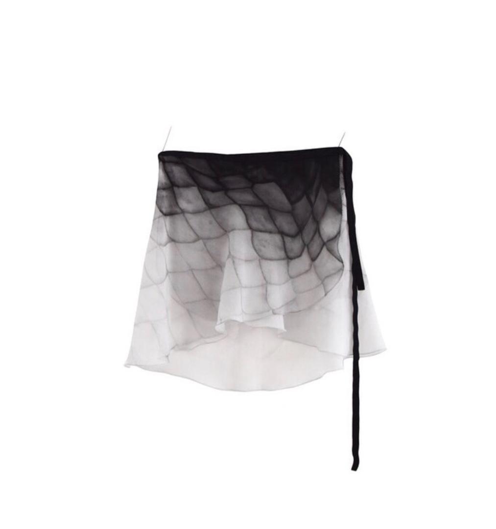 Designed by Alice バレエスカートSomefish 黒白ショート