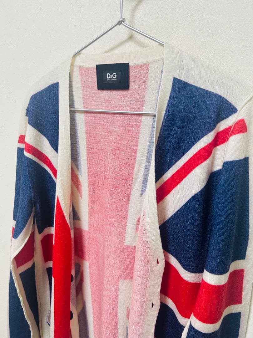 今日までの価格★D&G ユニオンジャック カーディガン　Mサイズ