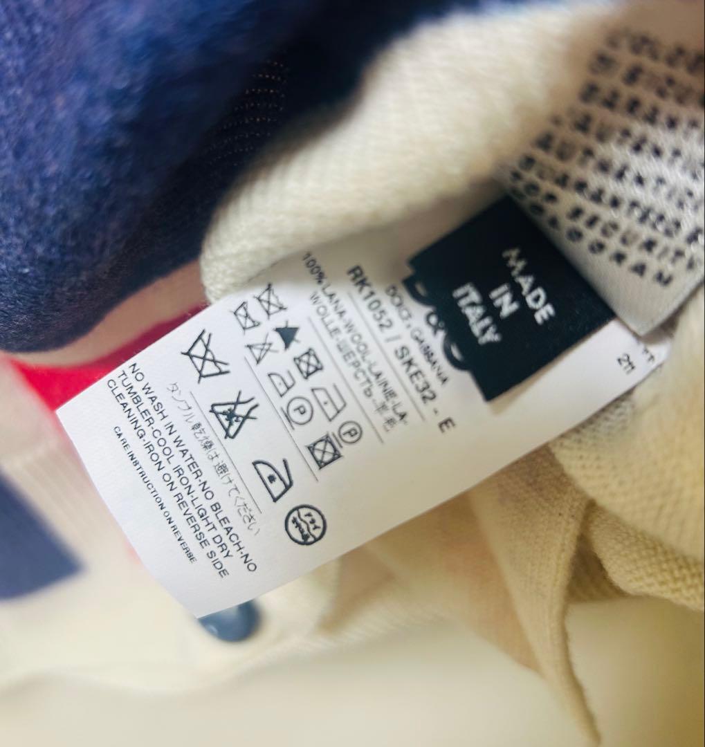 今日までの価格★D&G ユニオンジャック カーディガン　Mサイズ
