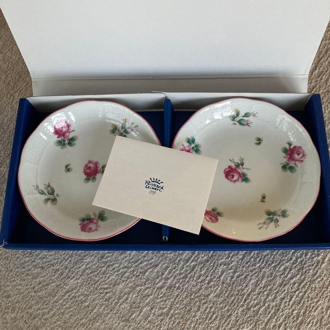 アンティックローズ Amalfi ディッシュラウンドS　ペア