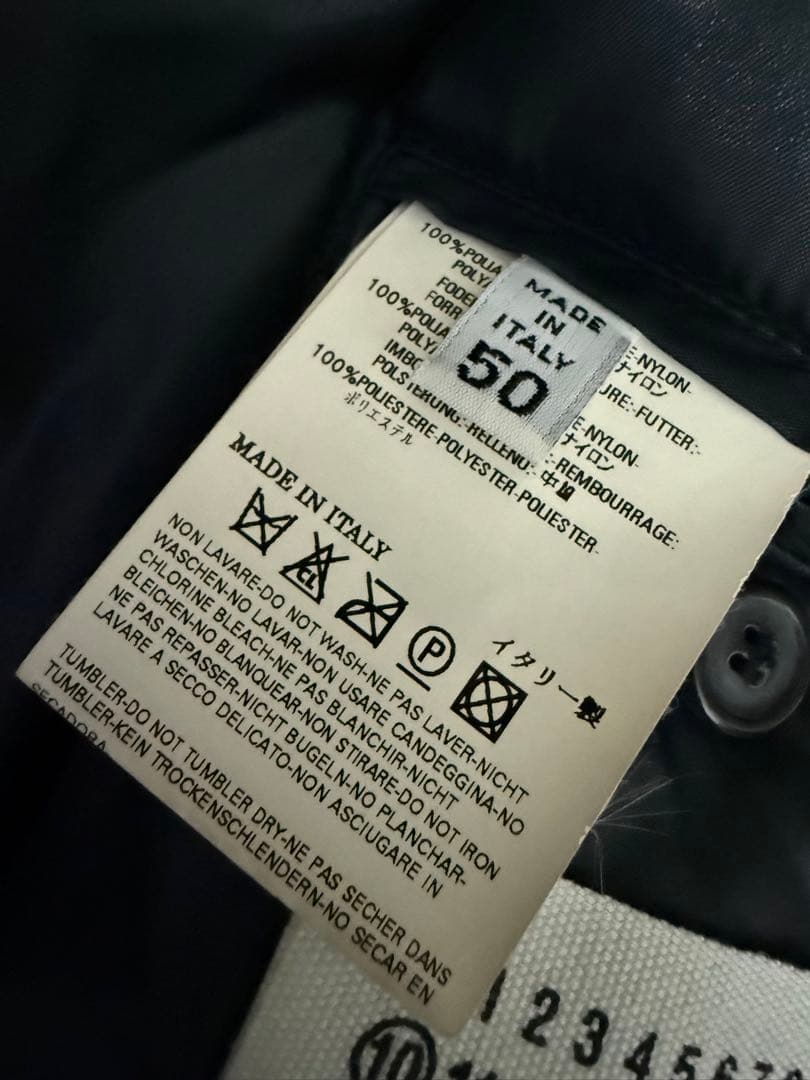Maison Martin Margielaブラックボアブルゾン 50
