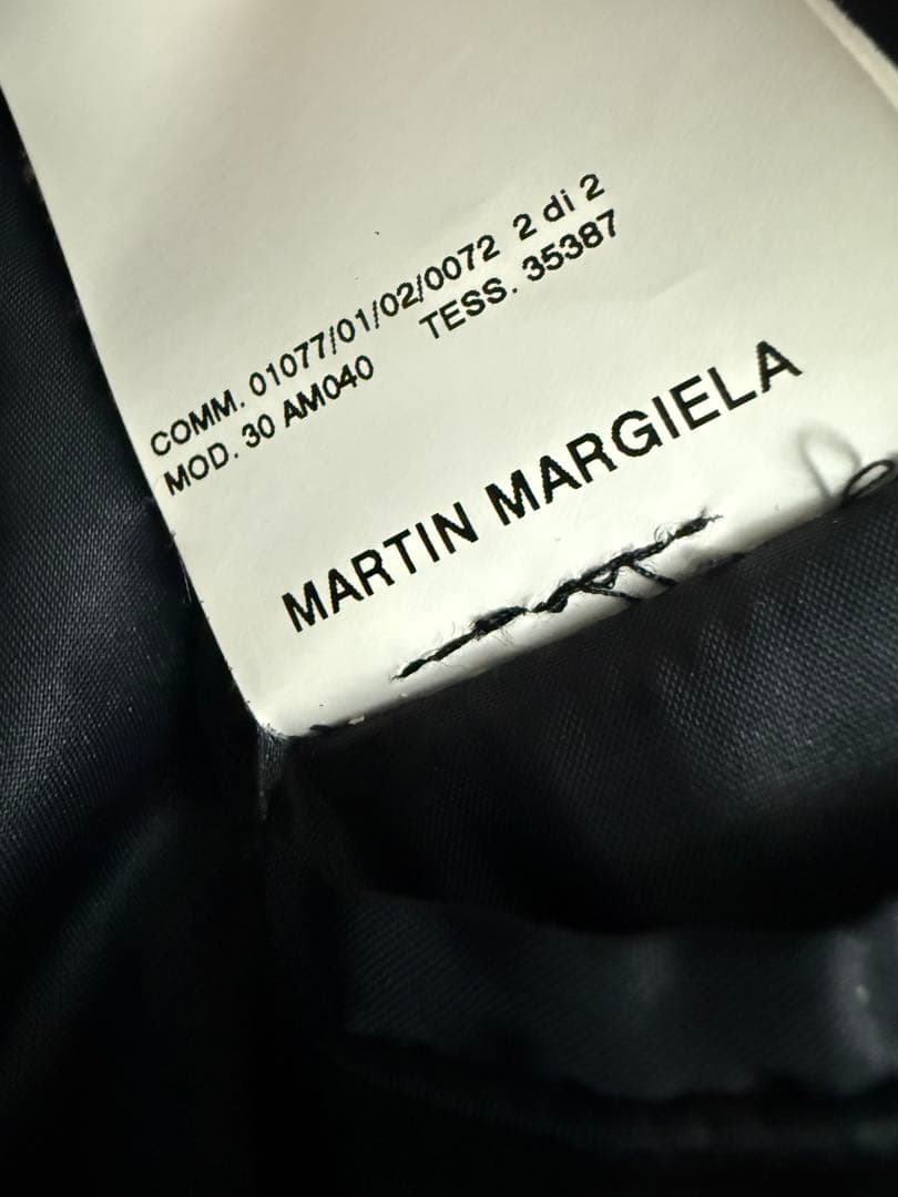 Maison Martin Margielaブラックボアブルゾン 50