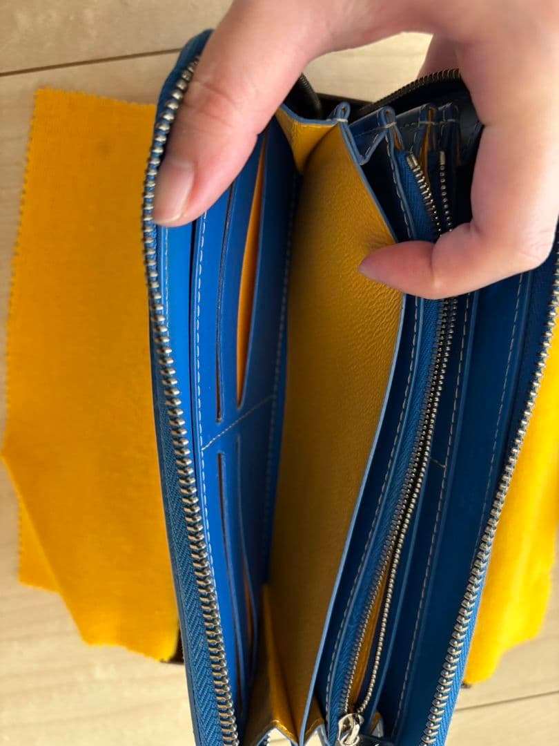 Goyard ブルー 長財布