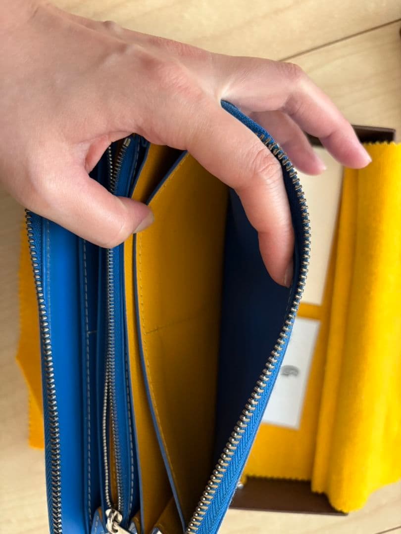 Goyard ブルー 長財布