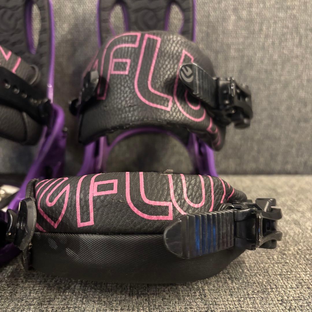 FLUX レディース ビンディング Sサイズ パープル スノーボード 美品
