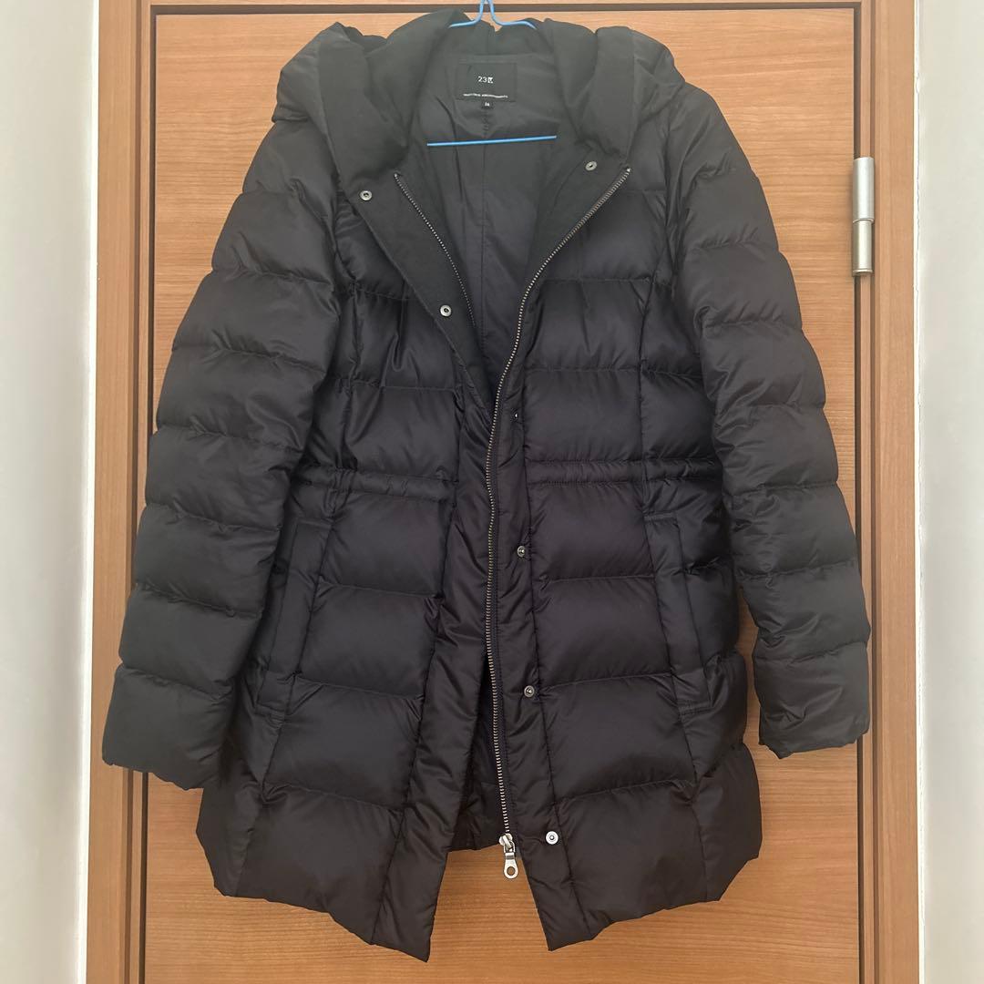【ドコモ華子】23区 シレータフタ ミドル丈 ダウンコート【美品】