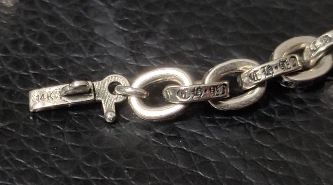 シルバー925　ペーパーチェーンネックレス　Silver925