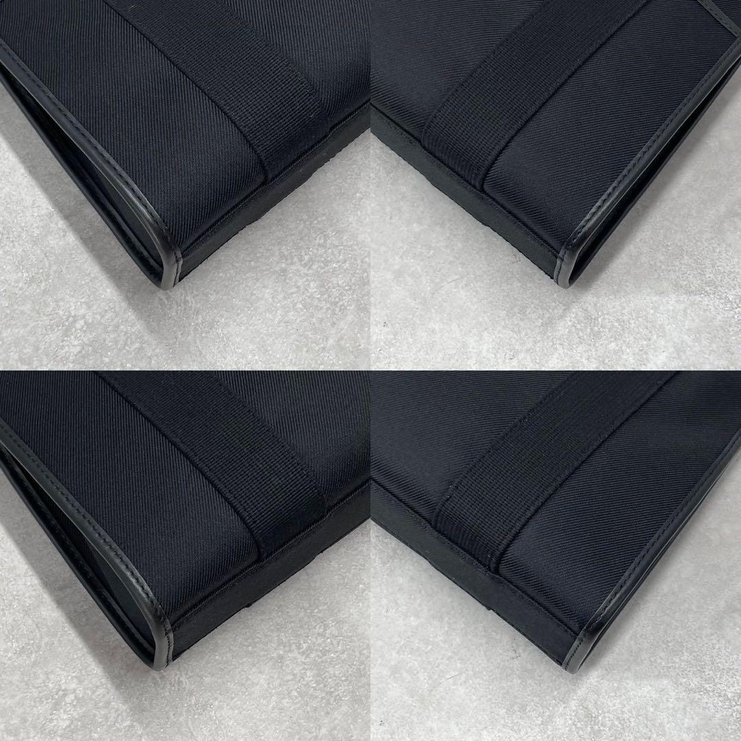 極美品◎ハンティングワールド　トートバッグ　サファリトゥデイ　キャンバス×レザー