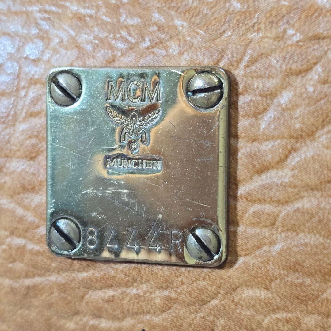 エムシーエム　MCM　ミニボストンバッグ　ハンドバッグ　ヴィセトス柄　鑑定書付き