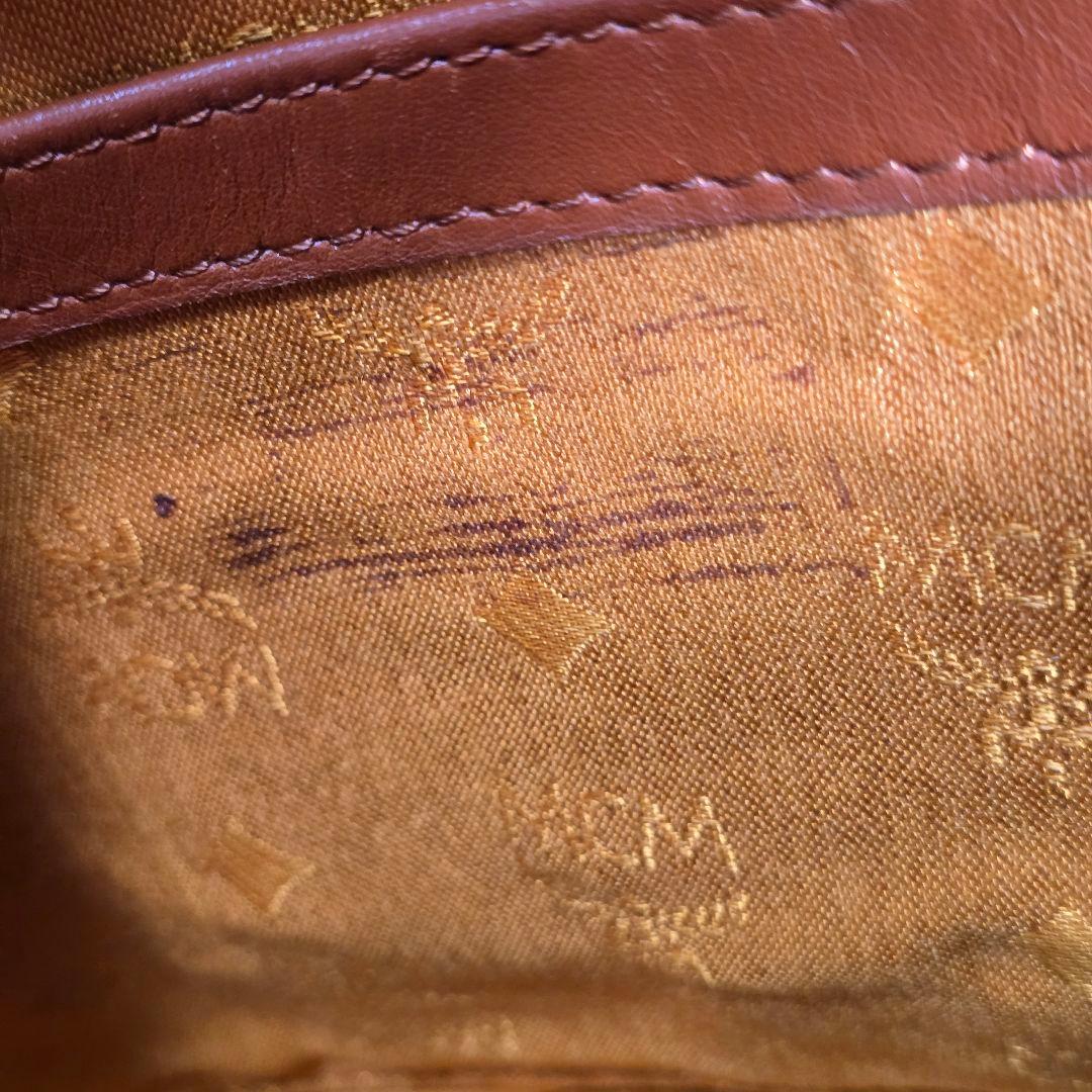 エムシーエム　MCM　ミニボストンバッグ　ハンドバッグ　ヴィセトス柄　鑑定書付き