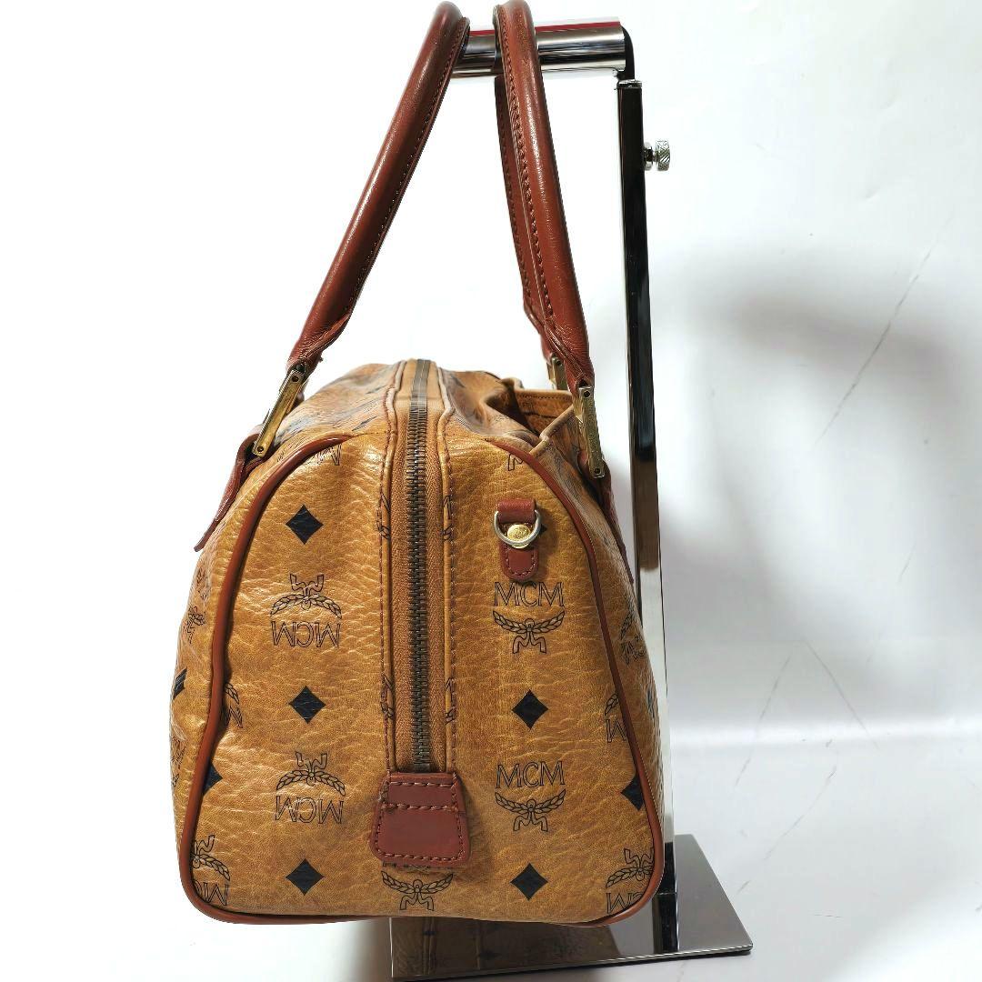 エムシーエム　MCM　ミニボストンバッグ　ハンドバッグ　ヴィセトス柄　鑑定書付き