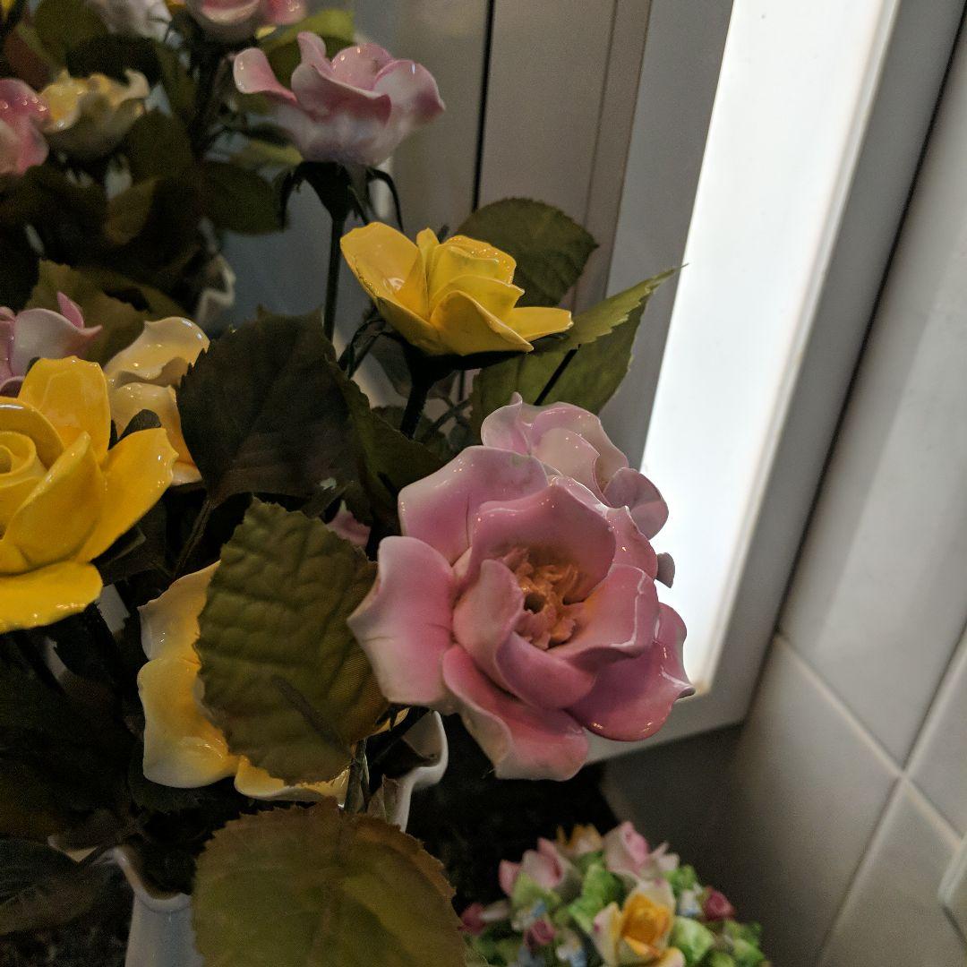 英国製陶花バラ　 STRATFORD 8本＋ロイヤルダルトン2本