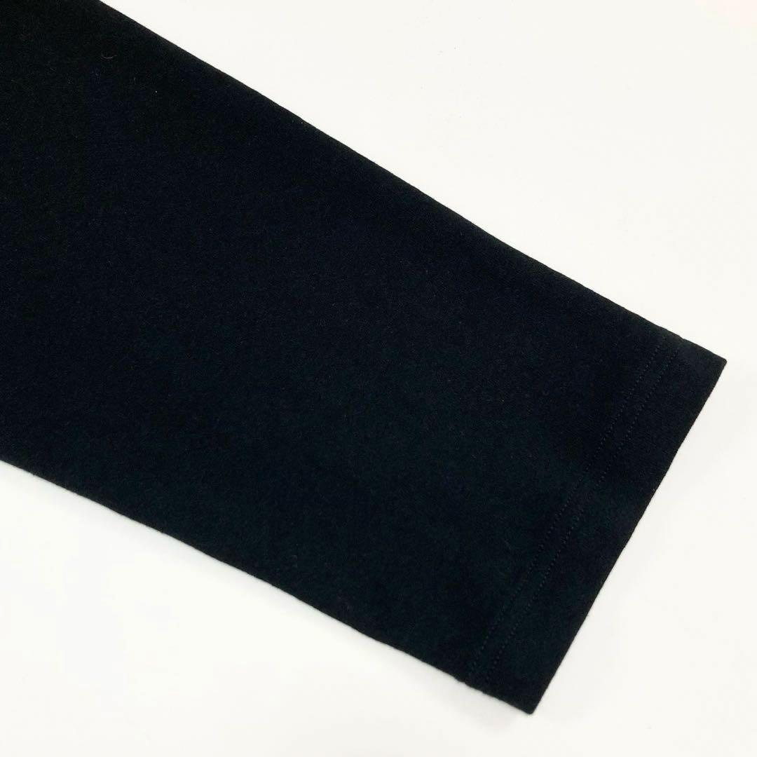 ヨウジヤマモト 23AW コットン フラシ ドレープ　ワンピース 黒2