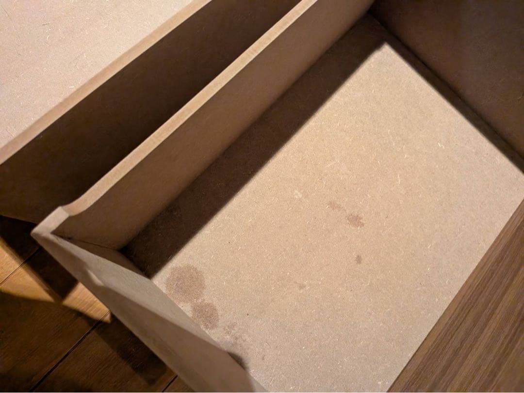 ■送料込■無印良品 スタッキングチェスト ウォールナット 引出し 収納 木製棚