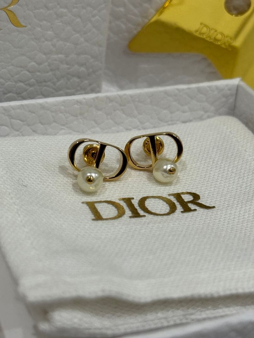 ★【極美品】Christian Dior ディオール ピアス ゴールド★
