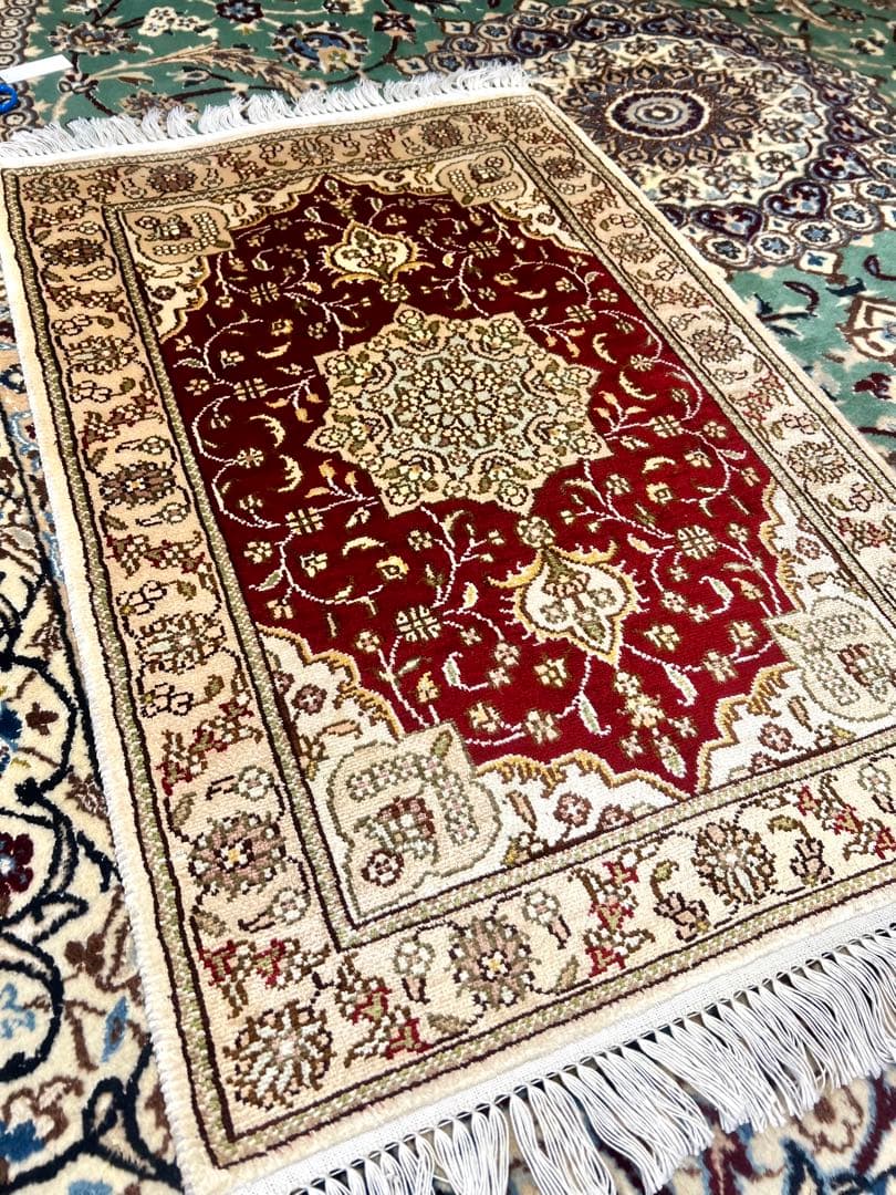 ペルシャ銀柑ラグ/サイズ:62x94cm,,,. ..023.