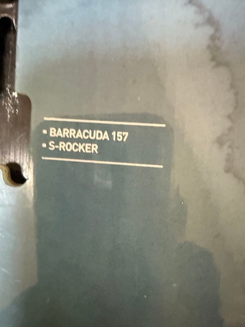 は*そ様 バートン スノーボード バラクーダ157 ケース付き パウダー ロッカ