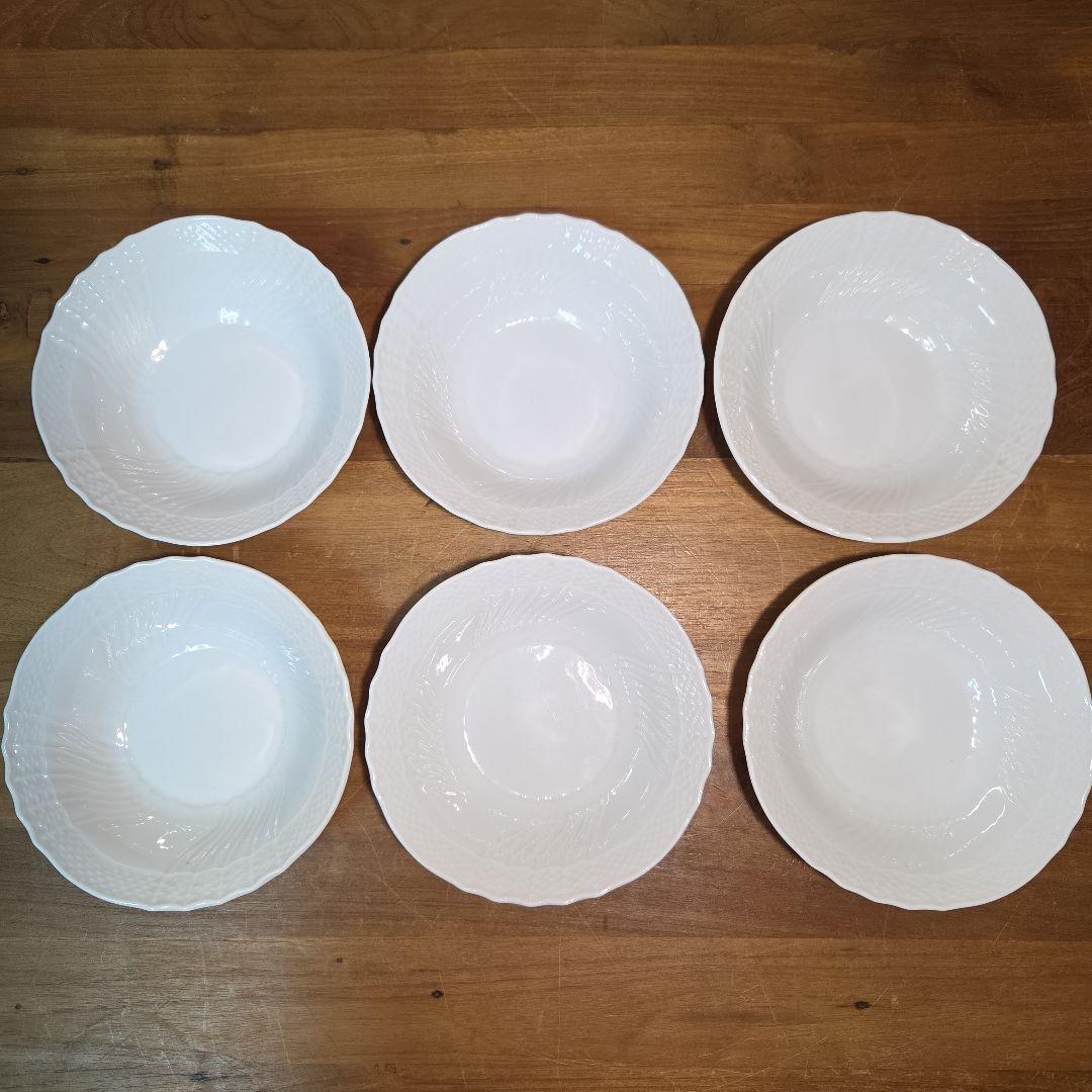 【6枚セット】リチャードジノリ ベッキオホワイト 15cm フルーツソーサー