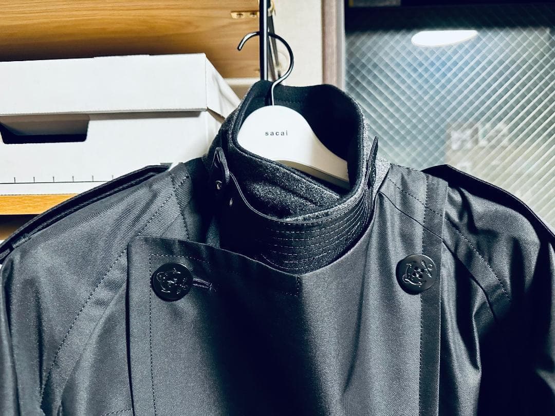 《超希少》sacai 24AW Cotton Gabardine x Wool