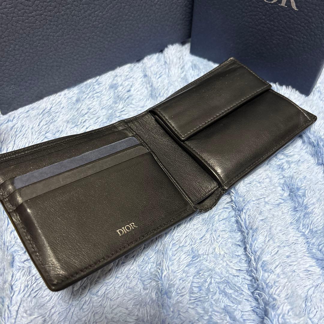 Christian Dior 2つ折り財布 オブリークギャラクシー