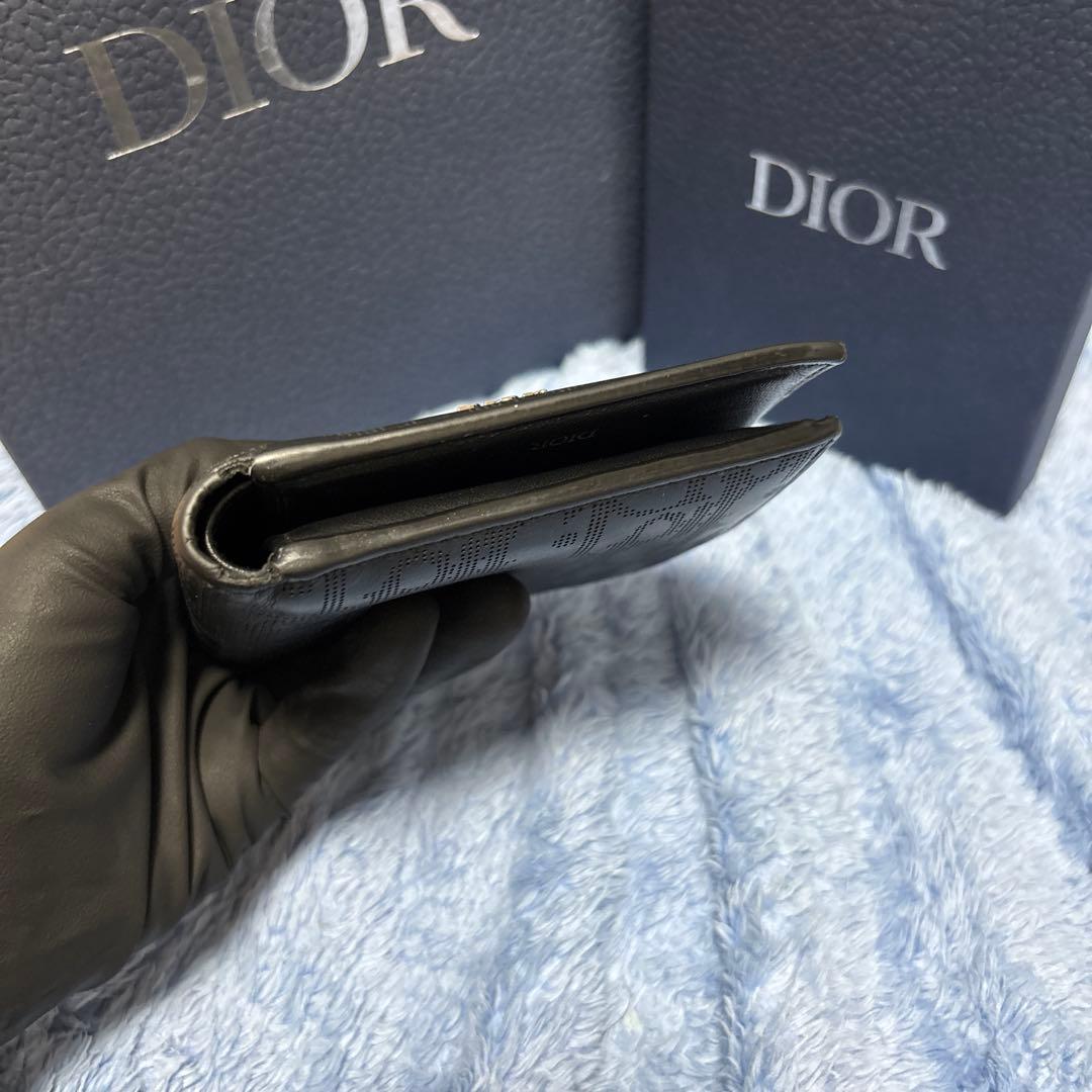 Christian Dior 2つ折り財布 オブリークギャラクシー
