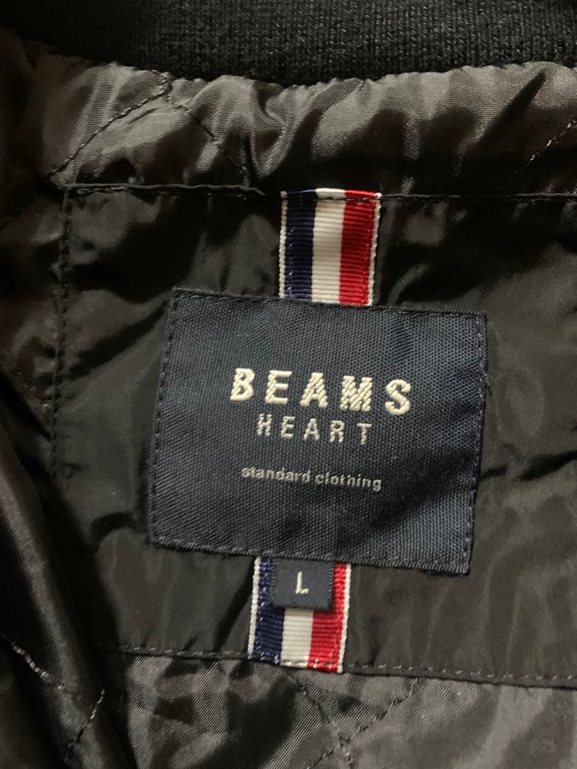 BEAMS HEART メンズ　ジャンパー　ブラック　黒　Lサイズ　ビームス