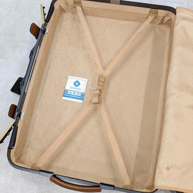 samsoniteスーツケース（ブラウン）
