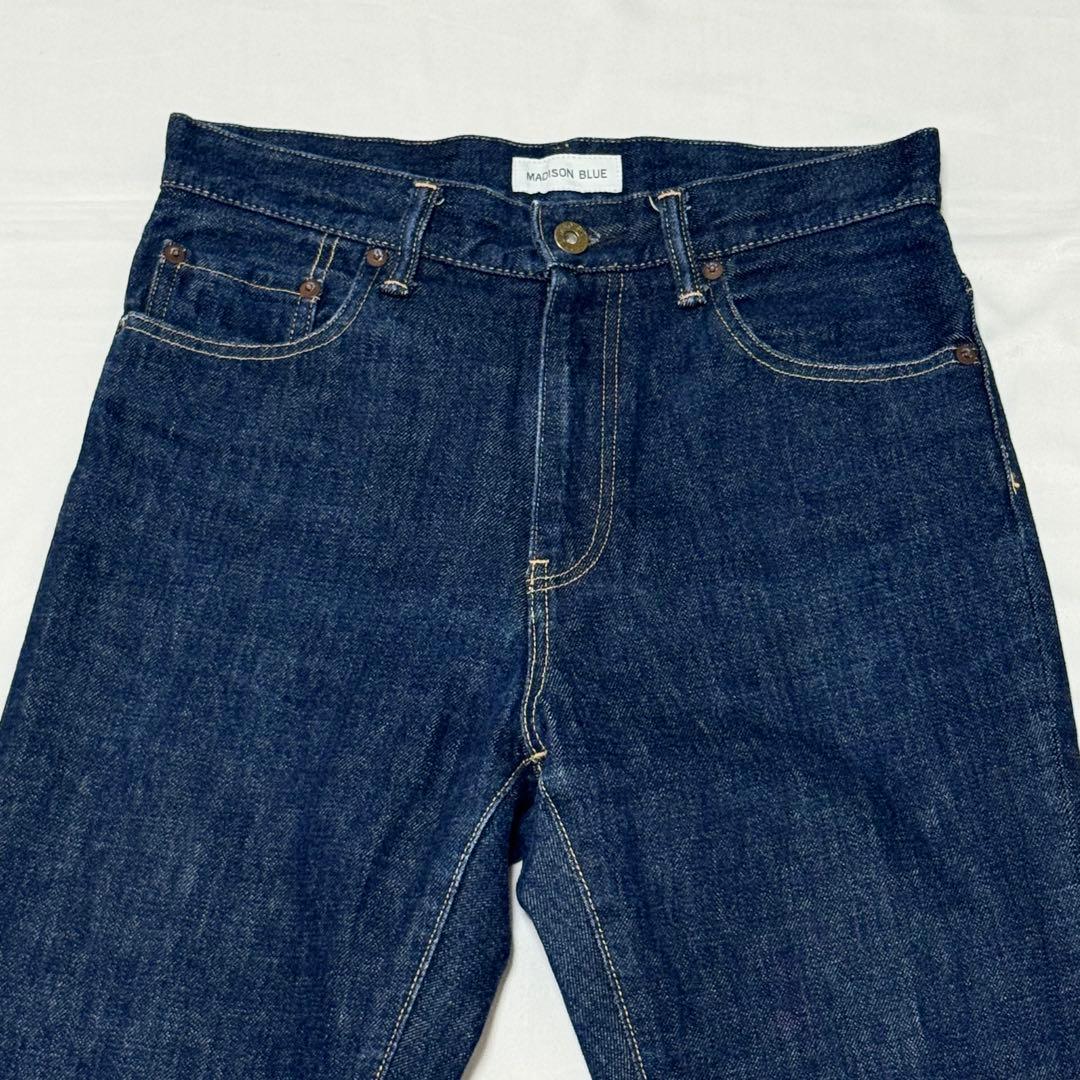 美品　MADISON BLEU ストレートデニム　02