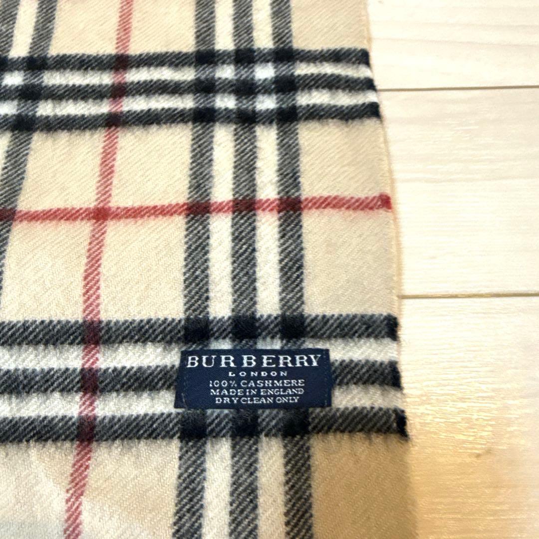 BURBERRY LONDON バーバリーロンドン マフラー カシミヤ100%