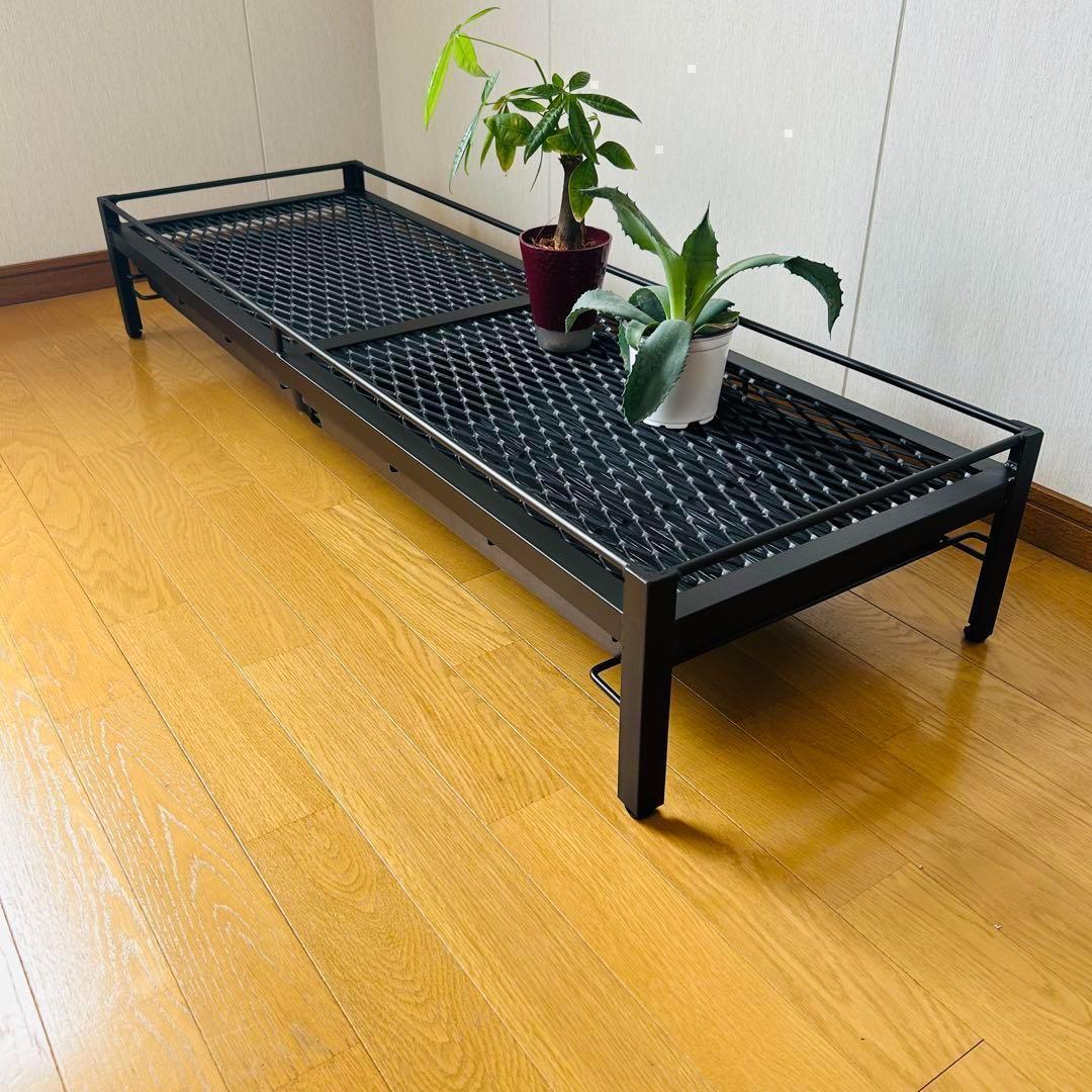 植物棚　シェルフ　アガペラック 124cm x 41cm ダブル受け皿仕様