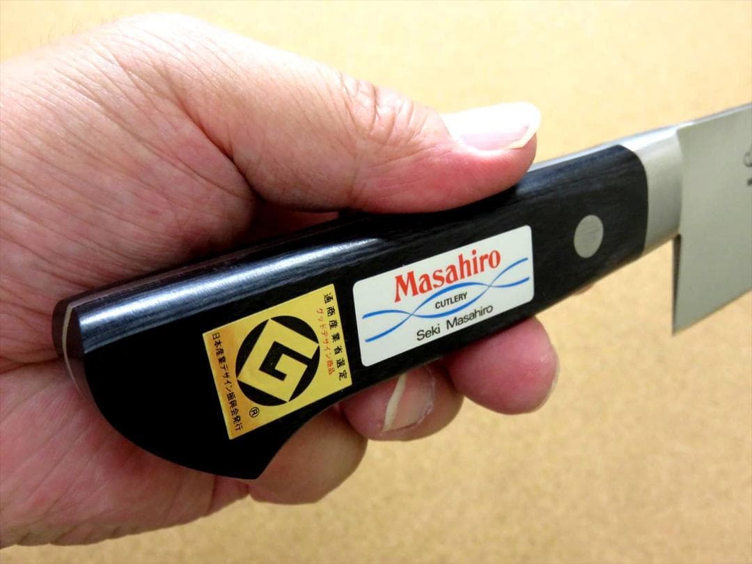 関の刃物 牛刀 240mm 正広 MV鋼 モリブデン 口金 肉切り 本職用洋包丁