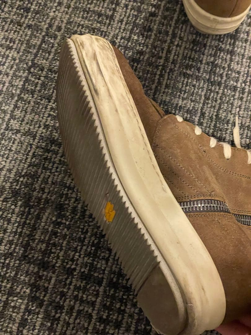 靴 Rick Owens cargo basket Suede Leather 42