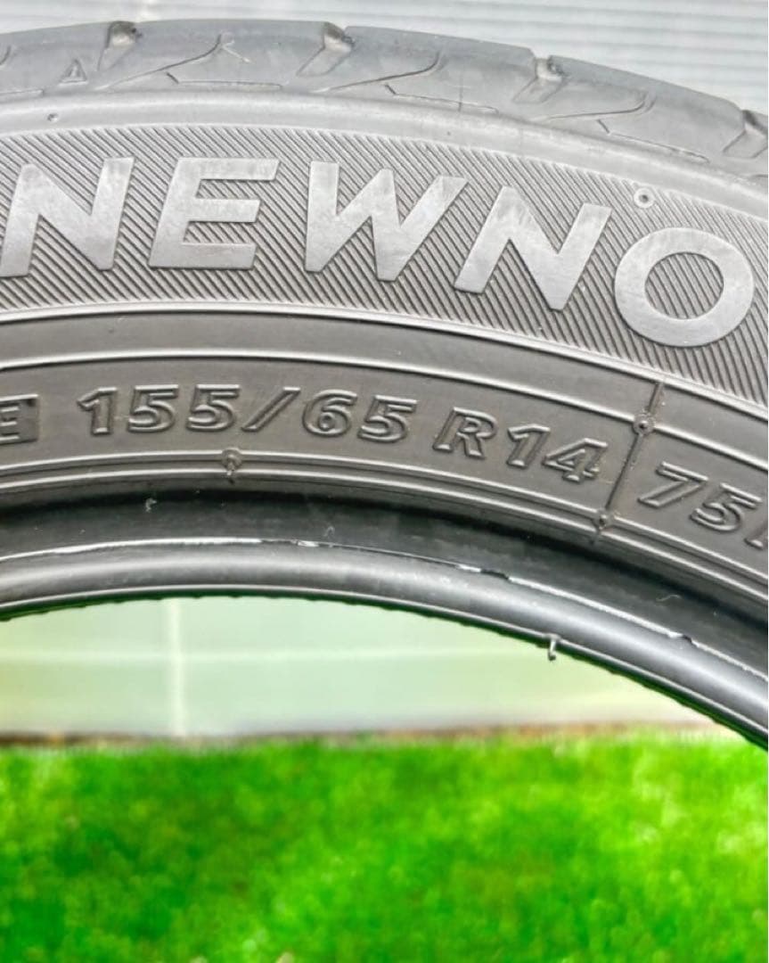 タイヤ・ホイール 155/65R14 75H BRIDGESTONE NEWNO