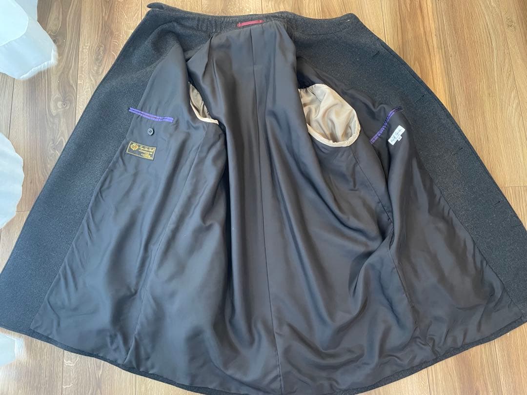 美品◎Paul Smith ステンカラーコート XL ダークグレー