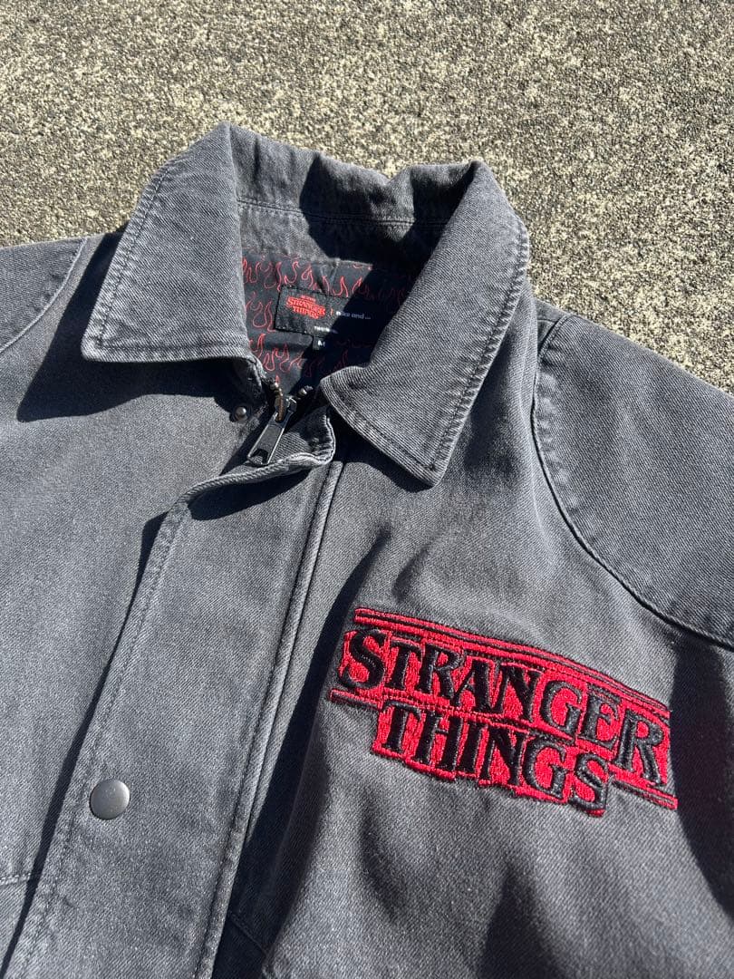 STRANGER THINGS niko and... デニムブルゾン