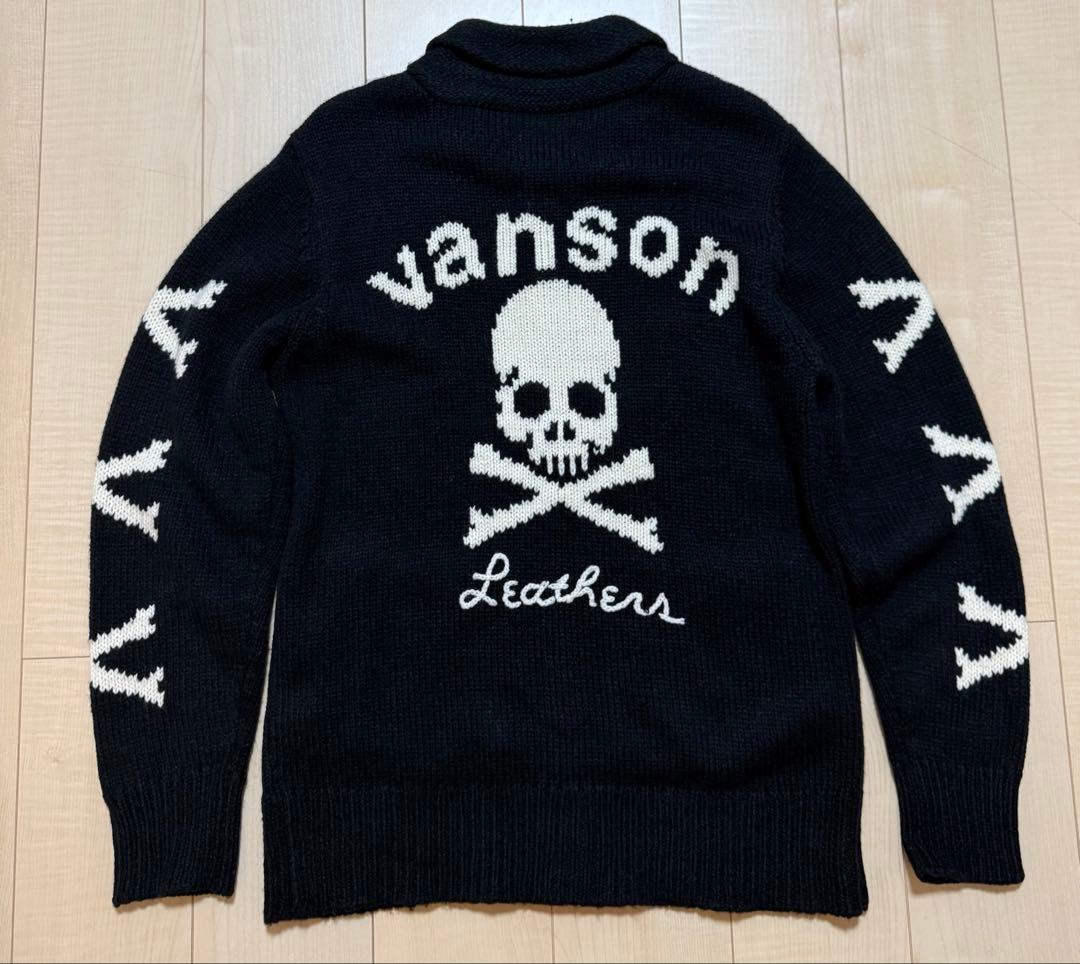 極美品！レア物！VANSON カウチン ジャケット XL
