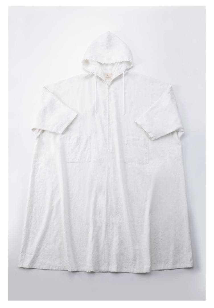 【マールジャパン】新品麻ガウン　よもぎ蒸し　マント