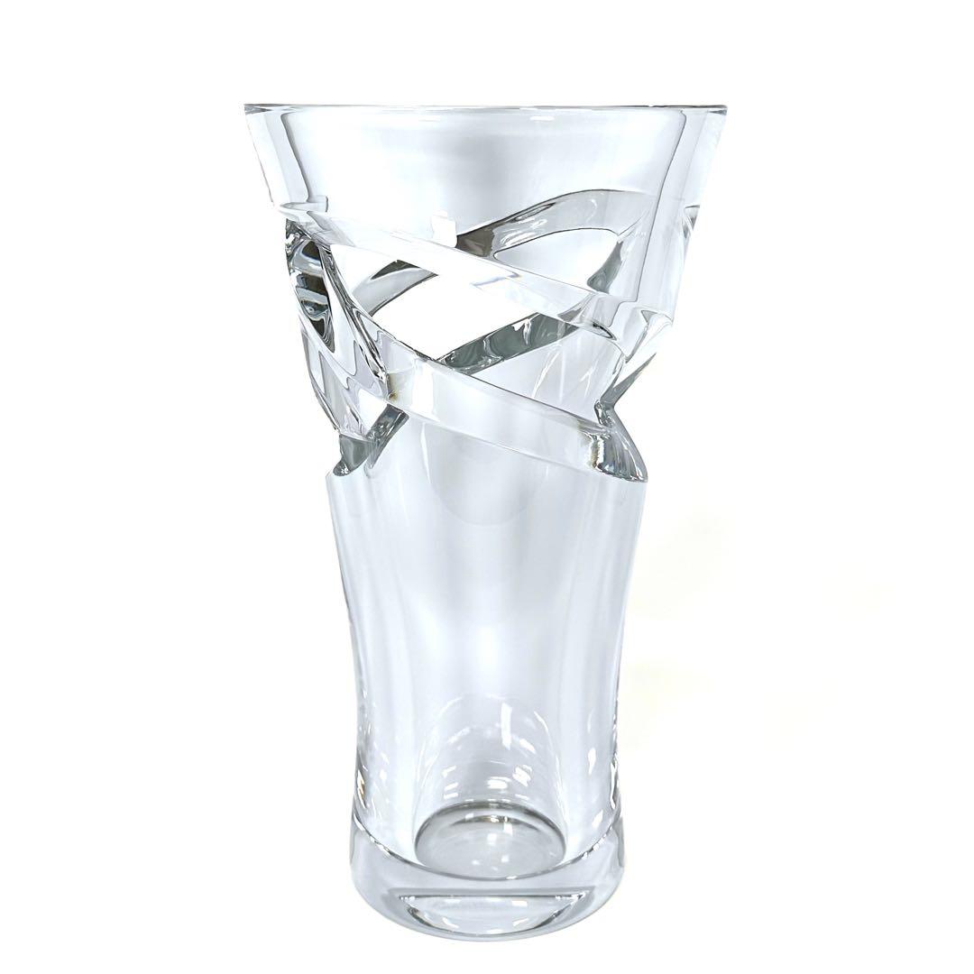 【超美品】Baccarat バカラトルネード フラワーベース L 花瓶