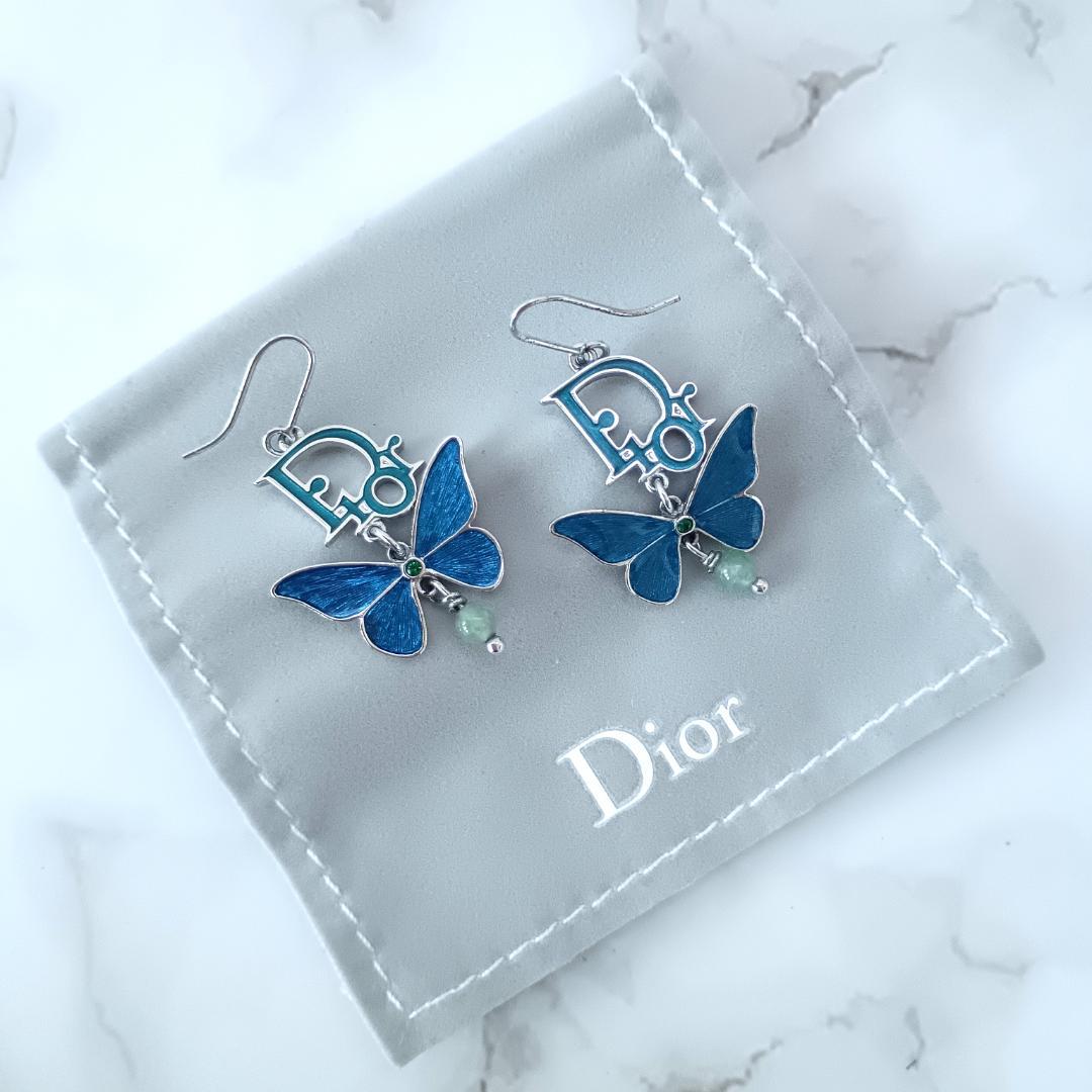 ディオール　Dior　バタフライ　ピアス(両耳用)
