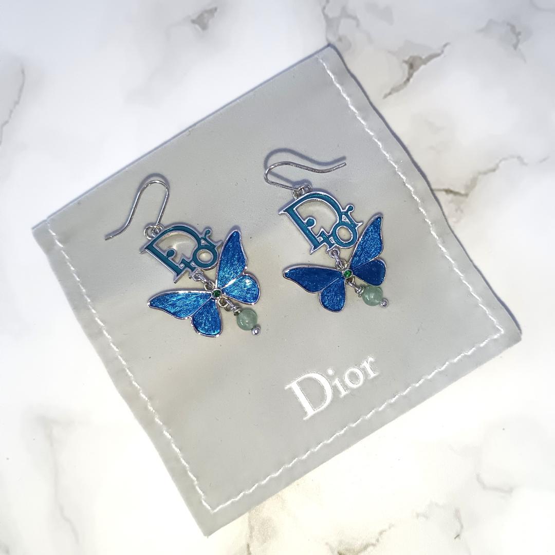 ディオール　Dior　バタフライ　ピアス(両耳用)