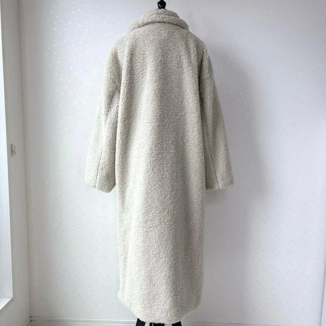【新品✨】辻元舞さん着用 Re:EDIT ボアビッグカラーダブルチェスターコート
