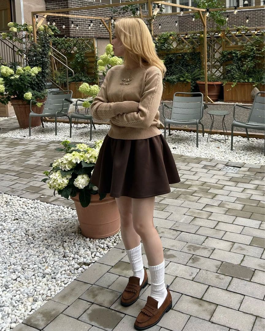 タグ付き新品 bibiy LINA CASHMERE KNIT ニット ベージュ