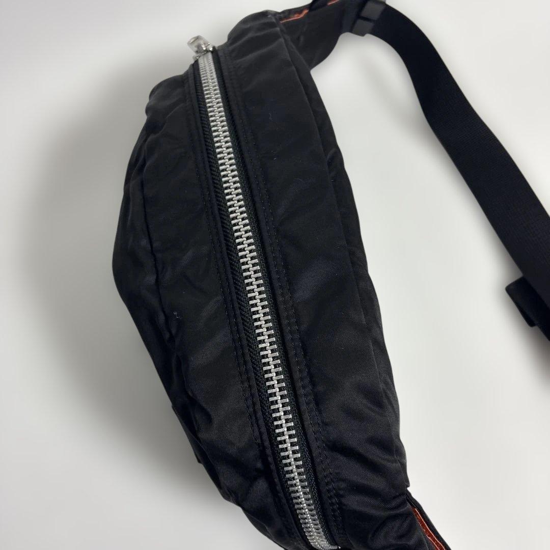 美品✨HEAD PORTER TANKER オーバルウエストバッグ ブラック