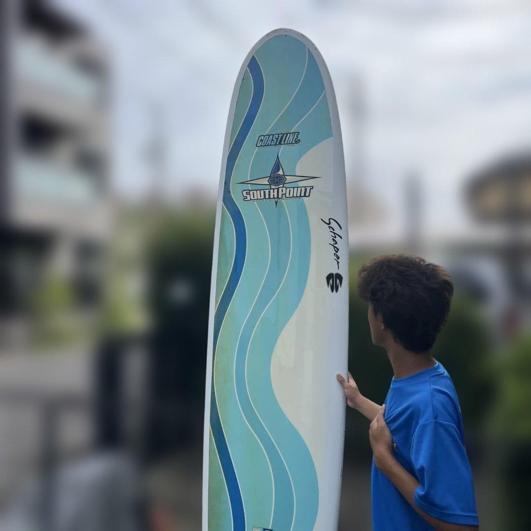 値下！サウスポイント ロングボード9.1ft 3本フィン【東京町田手渡】
