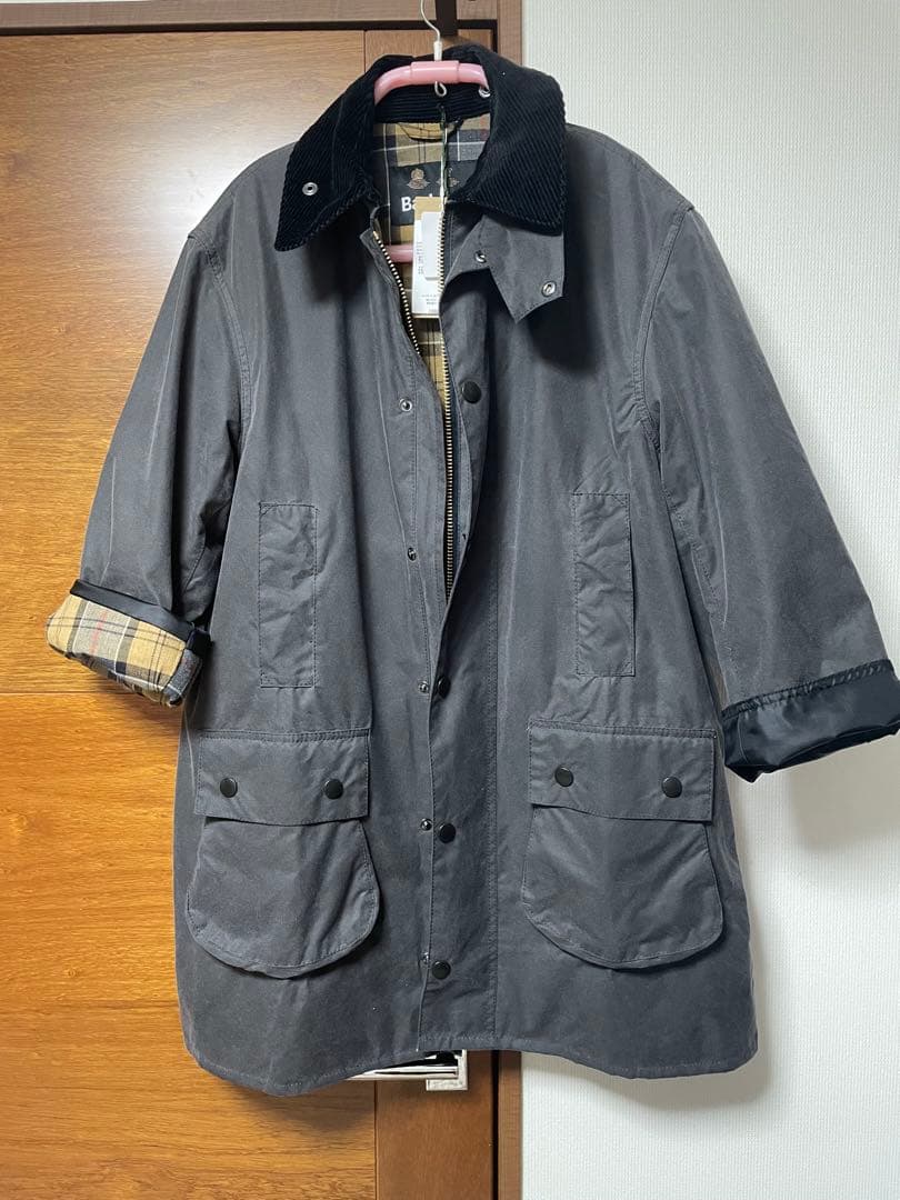 たかなさま　Barbour ボーダMWX2089GY93 国内正規品サイズ34