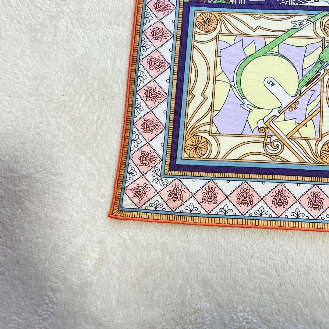 未使用タグ付　エルメス HERMES カレ90　オブジェ・ドゥ・キュリオジテ