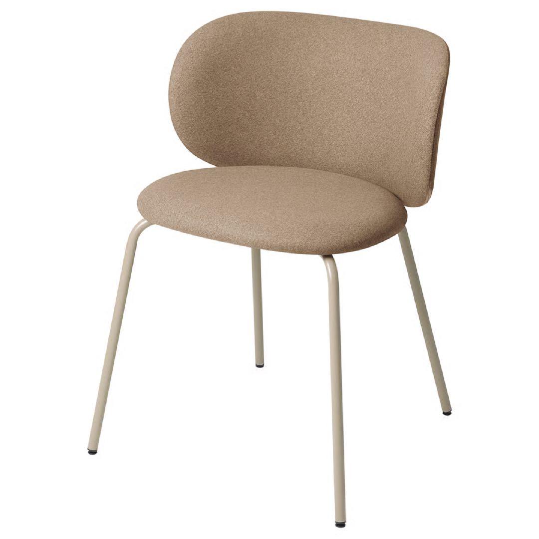 IKEA KRYLBO クリルボー ダークベージュ チェア　4脚セット