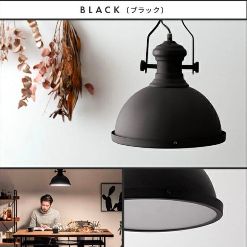 ブラック ドーム型 シーリングライト　LED対応